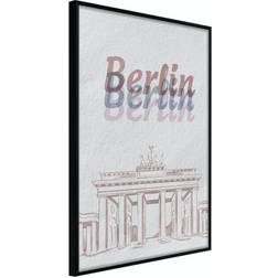 Arkiio Affisch Berlin in Watercolours [Poster] 30x45 Poster